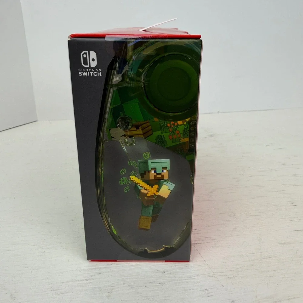 PDP REALMz Wireless Controller Nintendo Switch Minecraft Forest Biome Steve New